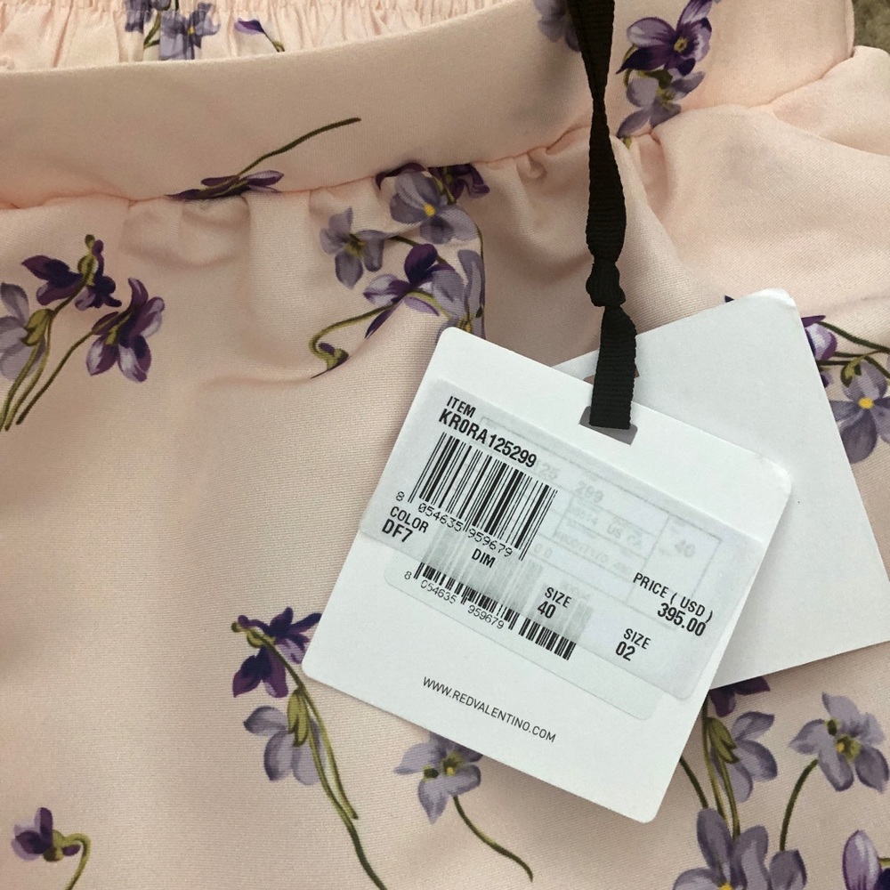 Red Valentino flared floral/print mini skirt - Picture 7 of 10